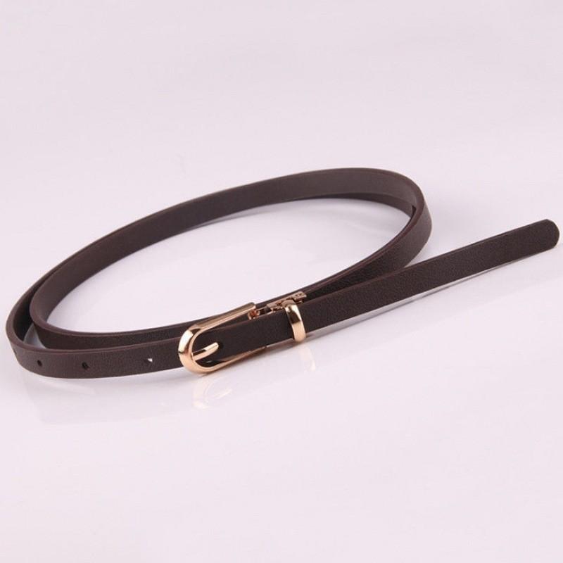 Multicolor Elegant Decorative Dress With Sweater Thin Waist Belt For Women