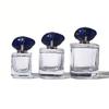 Gradient Glass Perfume Decanter Spray Bottle - Flat Square Design (30ml, 50ml, 80ml, 90ml)