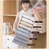 Home Wardrobe Storage, Hanging Bags, Pants, Layered Hanging Clothes, Separated and Organized Items, Fabric Storage Rack