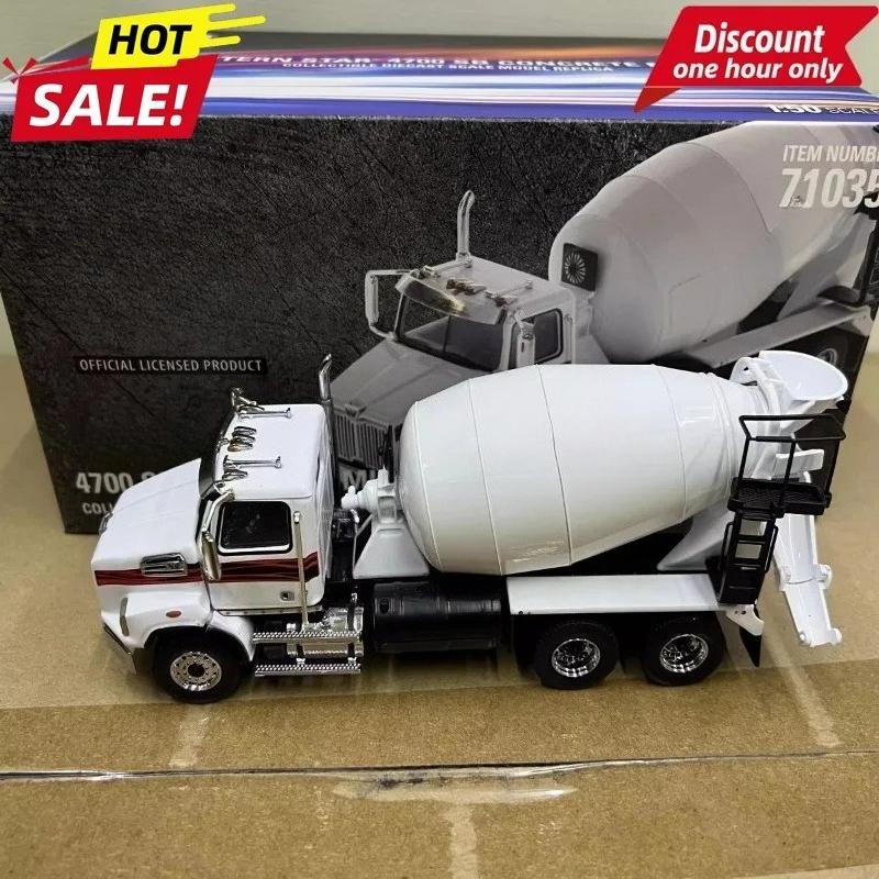 1:50 Concrete Mixer Truck Diecast Model for Western Star 4700 Alloy Construction Vehicle Collection 71035 71035