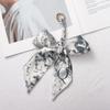 Silk Scarf Pendant Keychain: Versatile Bag Charm & Keyring