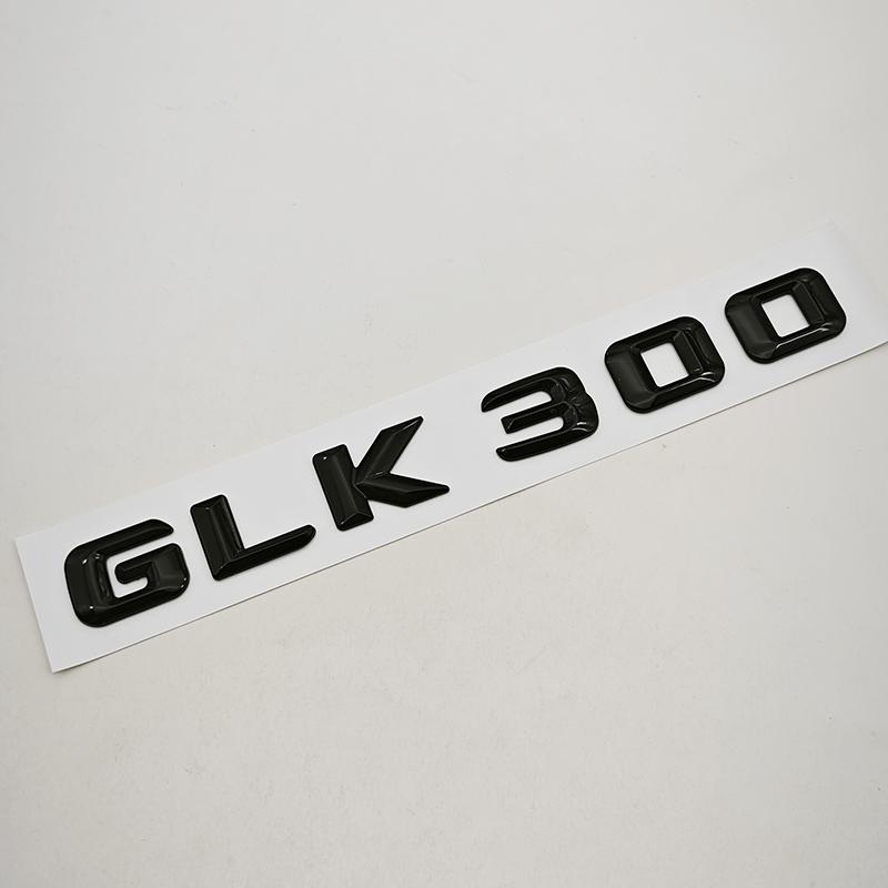 3D ABS Car Letters Logo GLK220 GLK300 GLK350 Badge Rear Trunk Sticker For Mercedes Benz GLK220 GLK300 GLK350 X204 Accessories