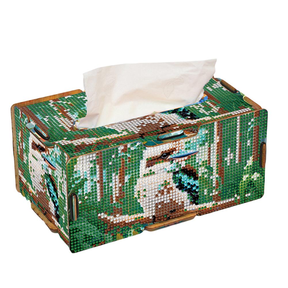 Diamond Painting Tissue Box Kits Diamond Painting Box DIY Diamond Desk Decorative Tissue Box for Living Room Bedroom Bathroom