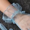 Wedding Gloves Proms Gloves Tulle Short Thin Gloves for Operas Women Lady Theme Proms Costume Accessories