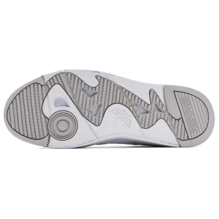 Adidas Originals Post Up Trendy Comfortable Non-Slip Shock Absorbing Mid-Top Skate Shoes Unisex Sneakers White H00166