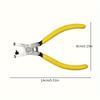 Universal 2.0mm Leather Hole Punch Plier - Effortless Belt Dog Collar Shoe Craft Project Repair Tool - Suitable For Thin Straps