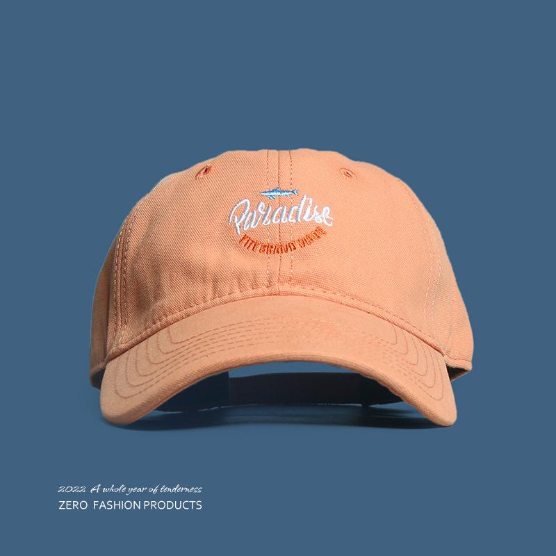 Retro baseball caps for men and women show their faces, soft top caps, summer Ins trendy brand caps, autumn and winter hat trends