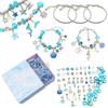 Koonafy Beads Accessory Mermaid Charms with Storage Easy To Beautiful DIY Bead Jewelry Making DIY Craft Easy Perfect As a Birthday Original Kit, Case,