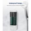 Soap Dispenser White 320ml Wall Mounted Single Manual Soap Dispenser with Lock for Bathroom Kitchen