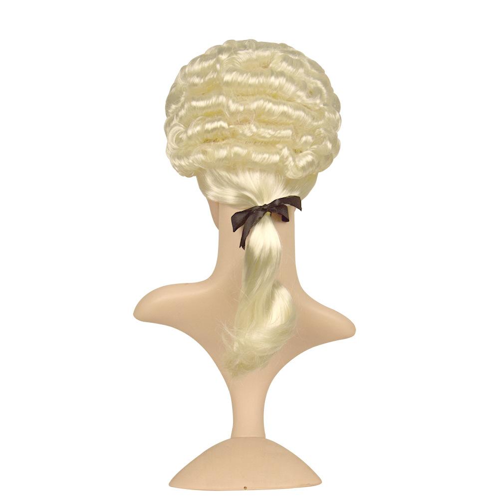 European and American style lawyer/judge wigs, long and short versions (2 pieces)