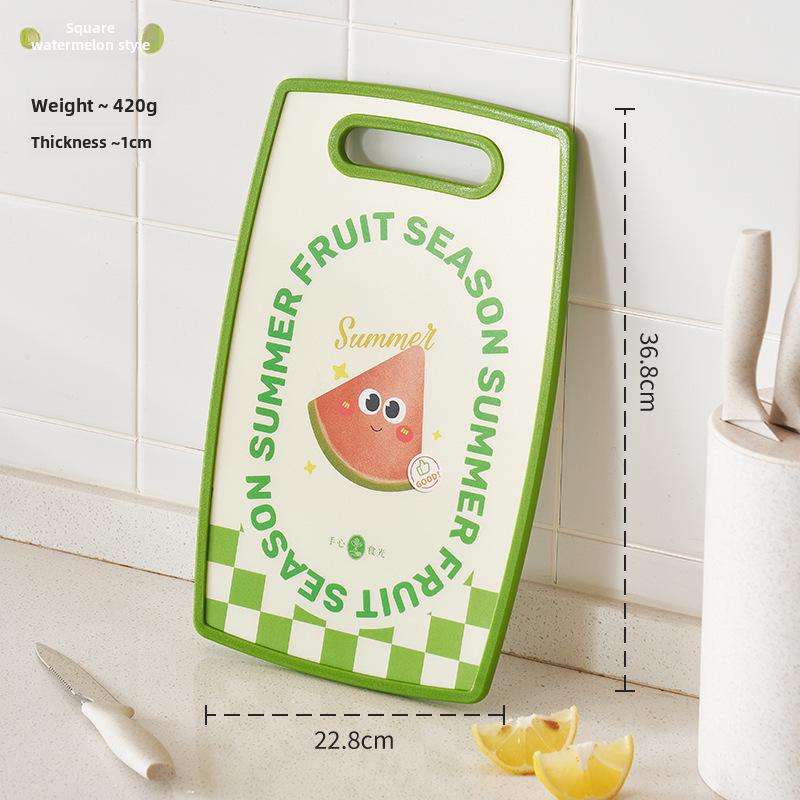 Kreatives Kinder-Doppelseitiges Lebensmittel-Kunststoff-Schneidebrett für Obst