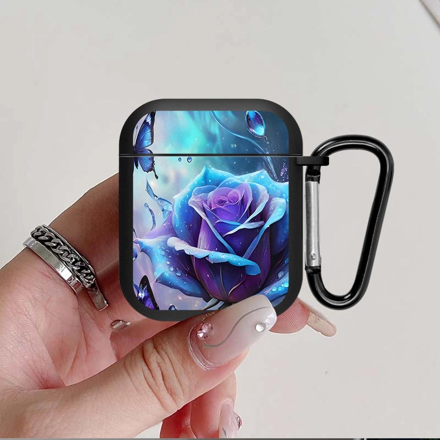 Case For Airpods Pro2 4 Pro3 1 3 Pro 2 Earphone Cases Cover Pink Flowers