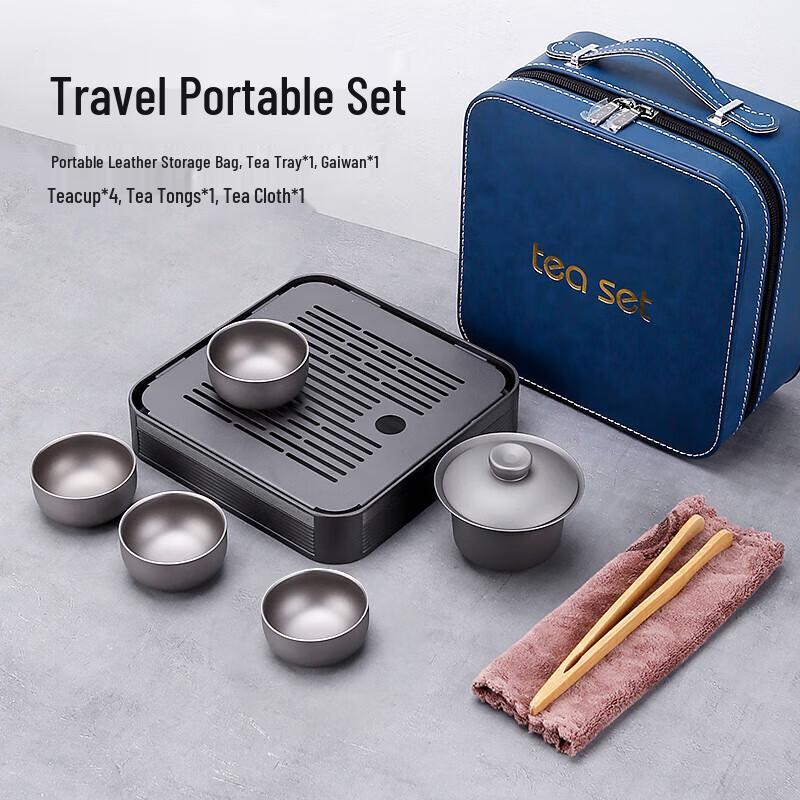 IMOGY MMTA104 Titanium Portable Tea Set