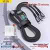 100W Digital Display 3-in-1 Fast Charging Cable for Mate60/50 Pro