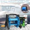 Garden Portable Water Hose Reel Holder 25M Hose Reel Watering Hose Pipe Clip For Household Irrigation Tool and Wash car blue