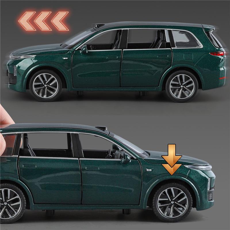 1:32 führendes IDEAL L9 2025 Legierung Elektroauto Modell Druckguss Metall Neue Energie Auto Modell Sound Licht Simulation Kinder Geschenk