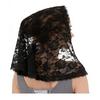 Lace Veil Short Veil with Binding Retro Gauze Shoulder-Length Single-Layer Exquisite Lace Elegant