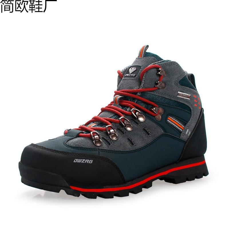 Leather Outdoor Shoes Spring Autumn Winter High Top Hiking Shoes Male Athletes