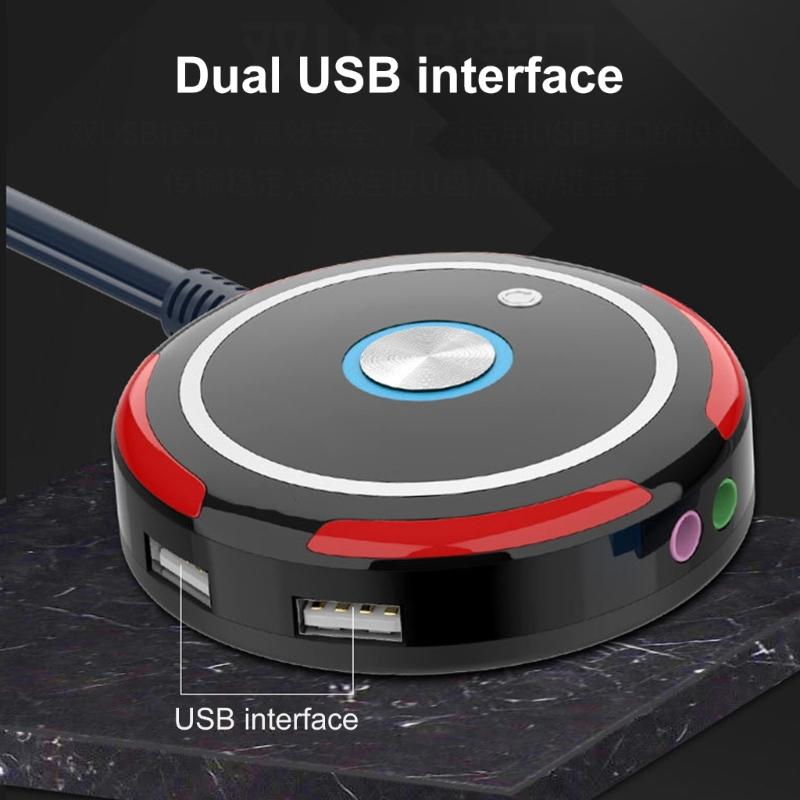 Desktop PC Power Switches Featuring Two USB Port and Audios Connection for Cyber Cafes and Offices