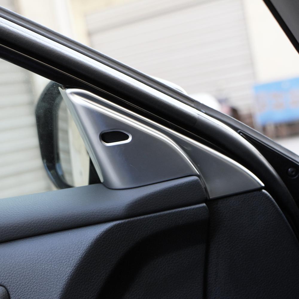 ABS Interior Window A Pillar Cover Sticker for Nissan Altima Teana 2016 2017 2018 Post Speaker Inner Triangle Mount Decoration