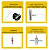 Tire Patch Kit, Tire Repair Kit with Plugs - Heavy Duty Tire Patch Kit