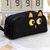 Animal Shaped Black Cat Pencil Bag Cute Cartoon Pencil Box Capybara Pen Case  Friend Gift