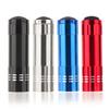 9LED UV Flashlight Powerful Small Camping Torch Ultra-high Brightness Flash Light Lamp