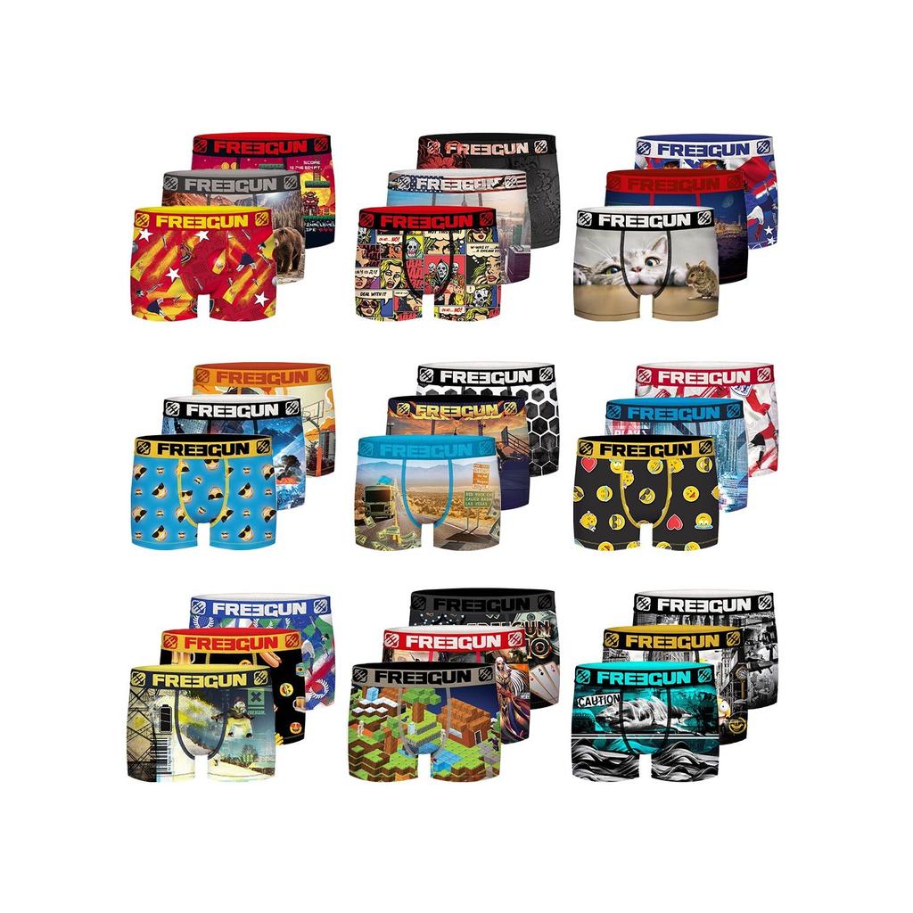 Pack surprise de 12 Boxers microfibre homme