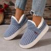 Slippers Women 2025 New Winter Furry Warm shoes Ankles Plush Cozy Slides For Home Indoor Soft Sole Cotton slides women