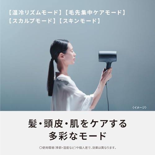 Panasonic Hair Dryer Nanocare High Penetration Nanoe & Mineral Equipped Compact Deep Navy EH-NA0J-A