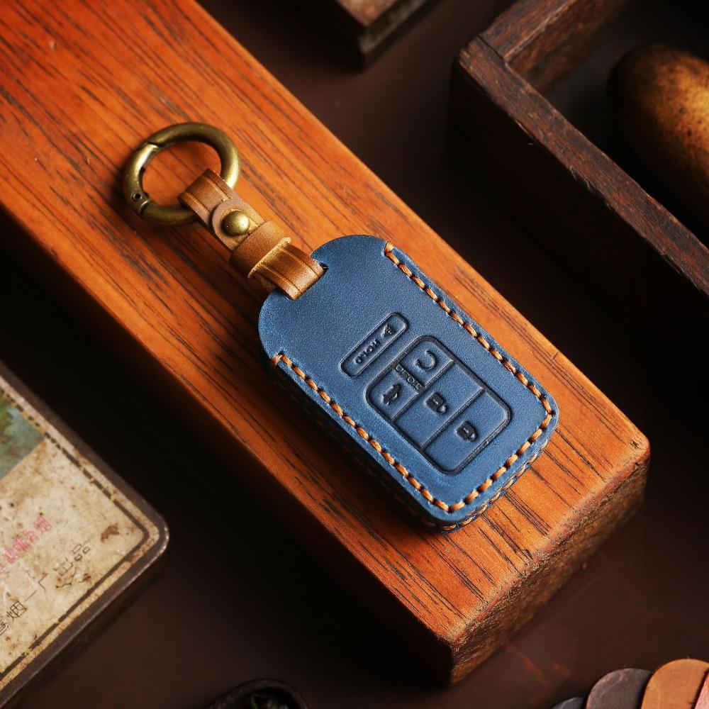 Premium Leather Key Cover for Honda Odyssey Elysion Car Keys Stylish Protection Case