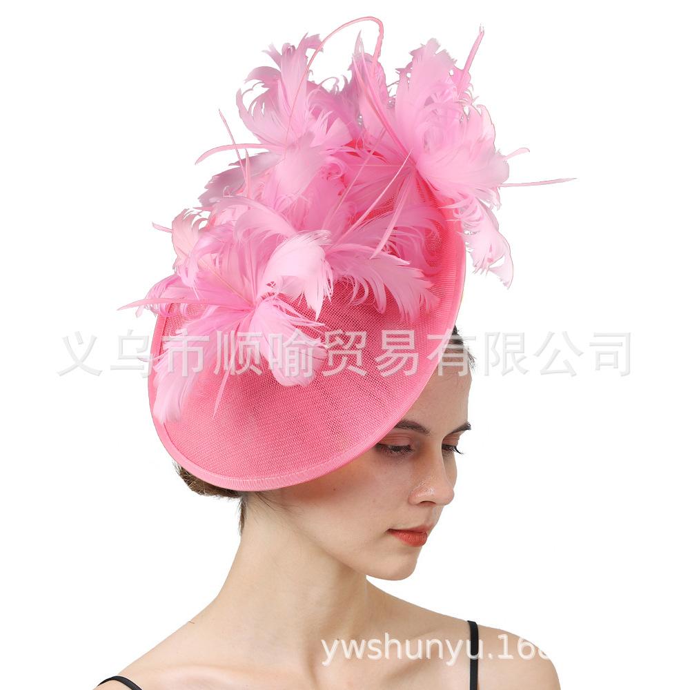 Aristocratic Temperament, Horse Racing Festival, Feather Top Hat, Socialite Family Will Party, Hair Accessories, Dress, Headgear, Hat Style