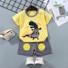 Childrens Short-Sleeve Sets Cotton Boys T-Shirts Baby Summer Clothing Girls Shorts Infant Clothing Summer Clothing
