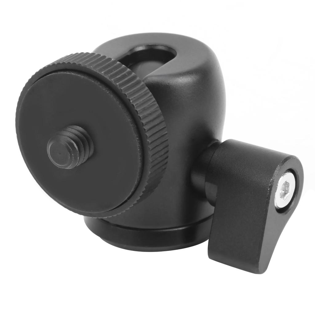 14in Screw Small Aluminum Alloy Photography Ball Head Compatible for Tripod Camera