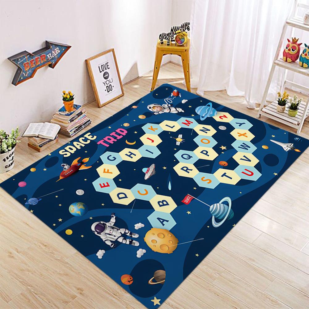 Lekematte for bil for gutter og jenter Motorvei By Trafikk-tema Tepper for barn Lekebiler Barnelekeromstepper Sklisikkert Leketeppe for barn