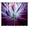 Floare Perdea Floare Lavandă Violetă Imprimare Digitală 3D Perdea Blackout Perforată