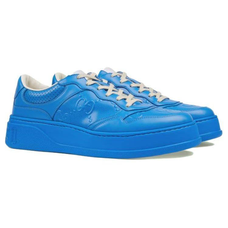 Gucci Gg Sneaker 'Bright Blue Embossed' 700641 1XL10 4344