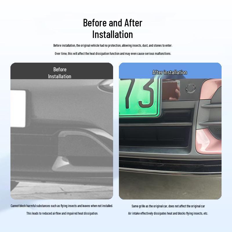 Xiaomi YU7 Car Grille Anti-Insect Net Radiator Protection Upgrade Accessory