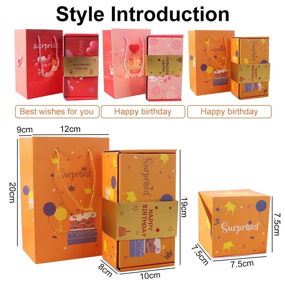 Luxury Surprise Bounce Box Pop Up Surprise Money Box Cash Explosion Gift Box  Christmas