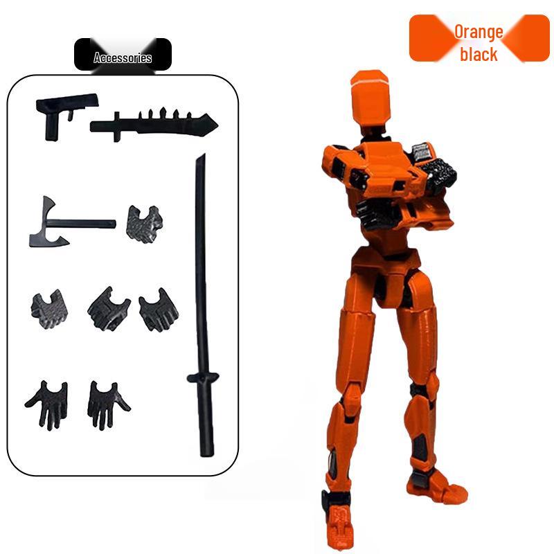 

Кукла пятого поколения с 3D-печатью, с магнитными шарнирами - модель для самостоятельной сборки