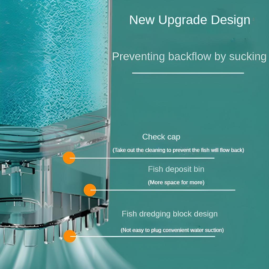 Aquarienfilter sechs in einem Zirkulationssystem/Fischtoilette Absaugung, Rücklaufsicherung Filtration, Sauerstoffanreicherung Wasserzirkulation