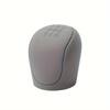 2Pcs/set Anti-Slip Silicone Gear Shift Cover for Manual 6-Speed Cars Durable Interior Accessory