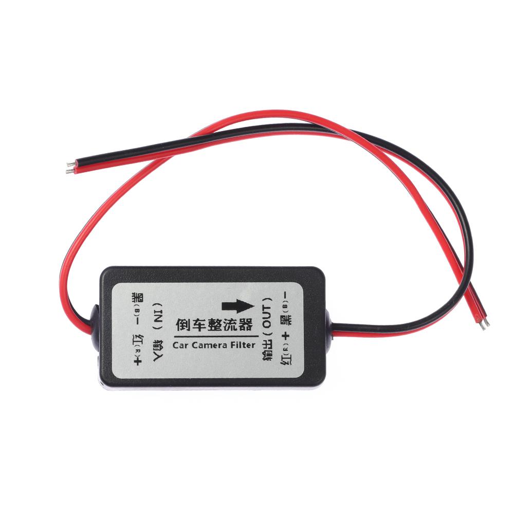 Connector for Car Rear View Monitor Screen Rectifier Filter 12V DC Power Relay Capacitor