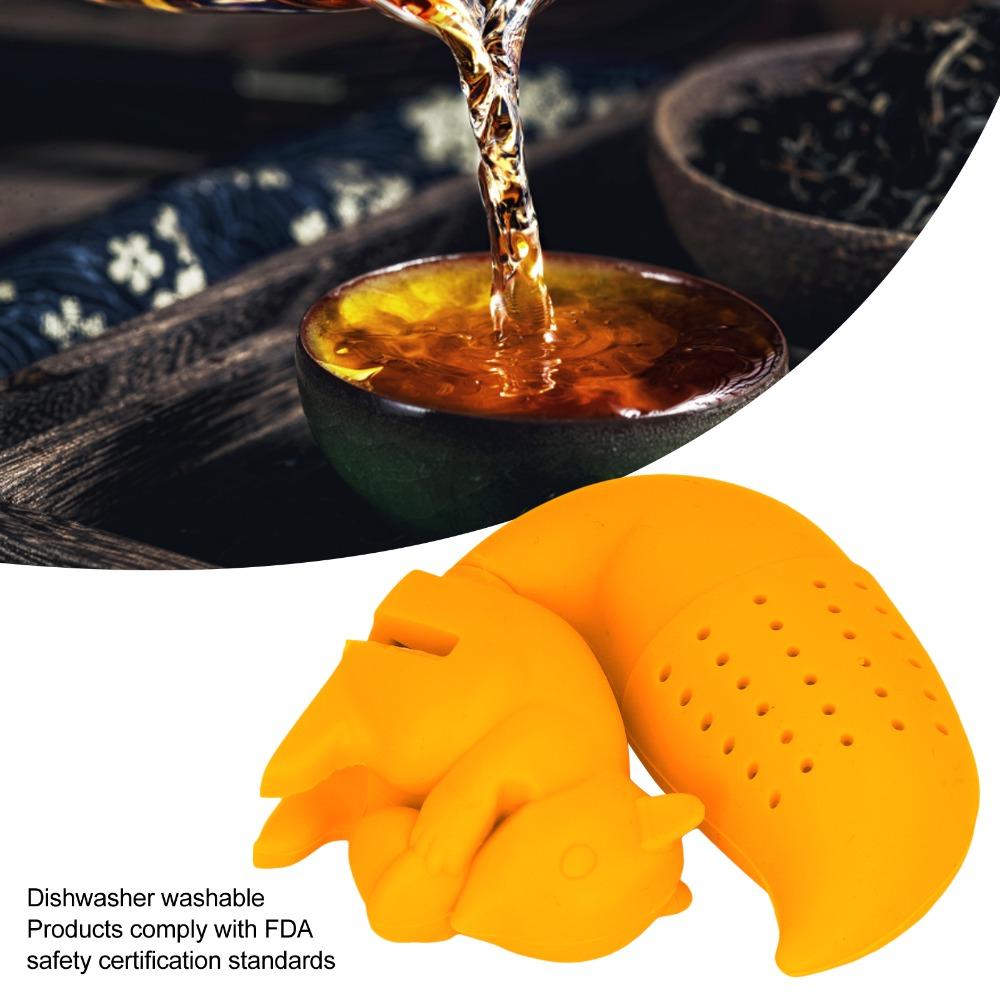 Squirrel Shape Squirrel Tea Strainer Food Grade Squirrel Tea Filter  Tea Brewing