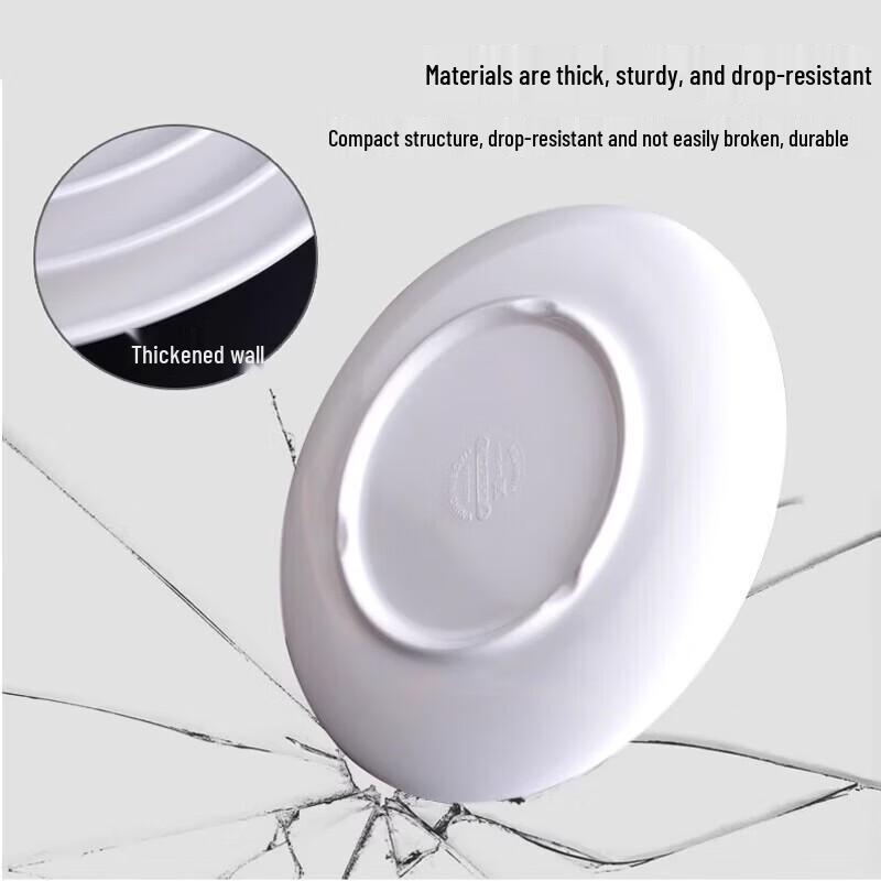 Dí Ruì ēn 8-inch Commercial Melamine Round Dinner Plate