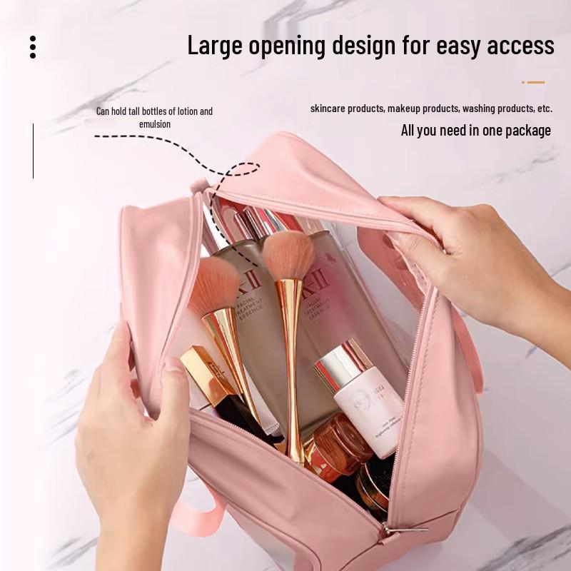 Portable Large-Capacity Waterproof Makeup and Toiletry Bag