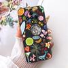 For Infinix Zero 8 8i X687 X687B Cute Flower Butterfly Cat Painted Case For Infinix Zero8 Zero8i Black Silicone Soft Phone Cases