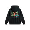 Li Ning Sports Lifestyle Series Zodiac Year New Year Edition Letter Print Hooded Pullover Loose Anti-Static Sweatshirt Unisex Sweatshirt AWDU049-2