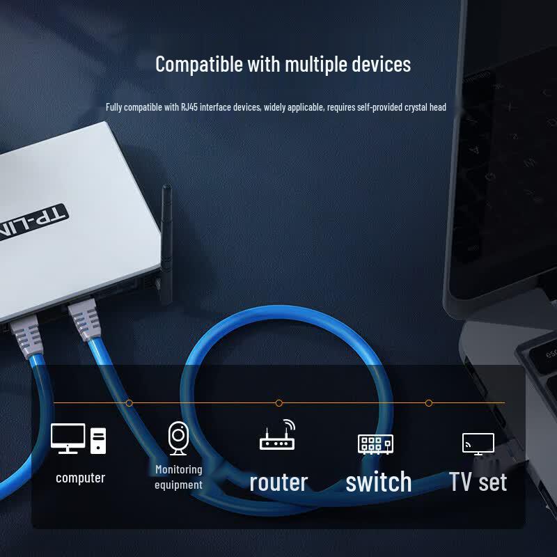 CHOSEAL CAT6 Gigabit Ethernet Cable