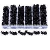 200PCS Car Snap Fasteners Set - Nylon Rivets & Push-in Pins (HE19)